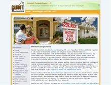 Tablet Screenshot of gaudethomeinspections.com